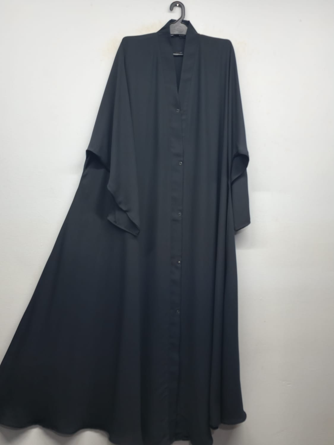 Front Open Jumbo Abaya Aesthect Black & Navy