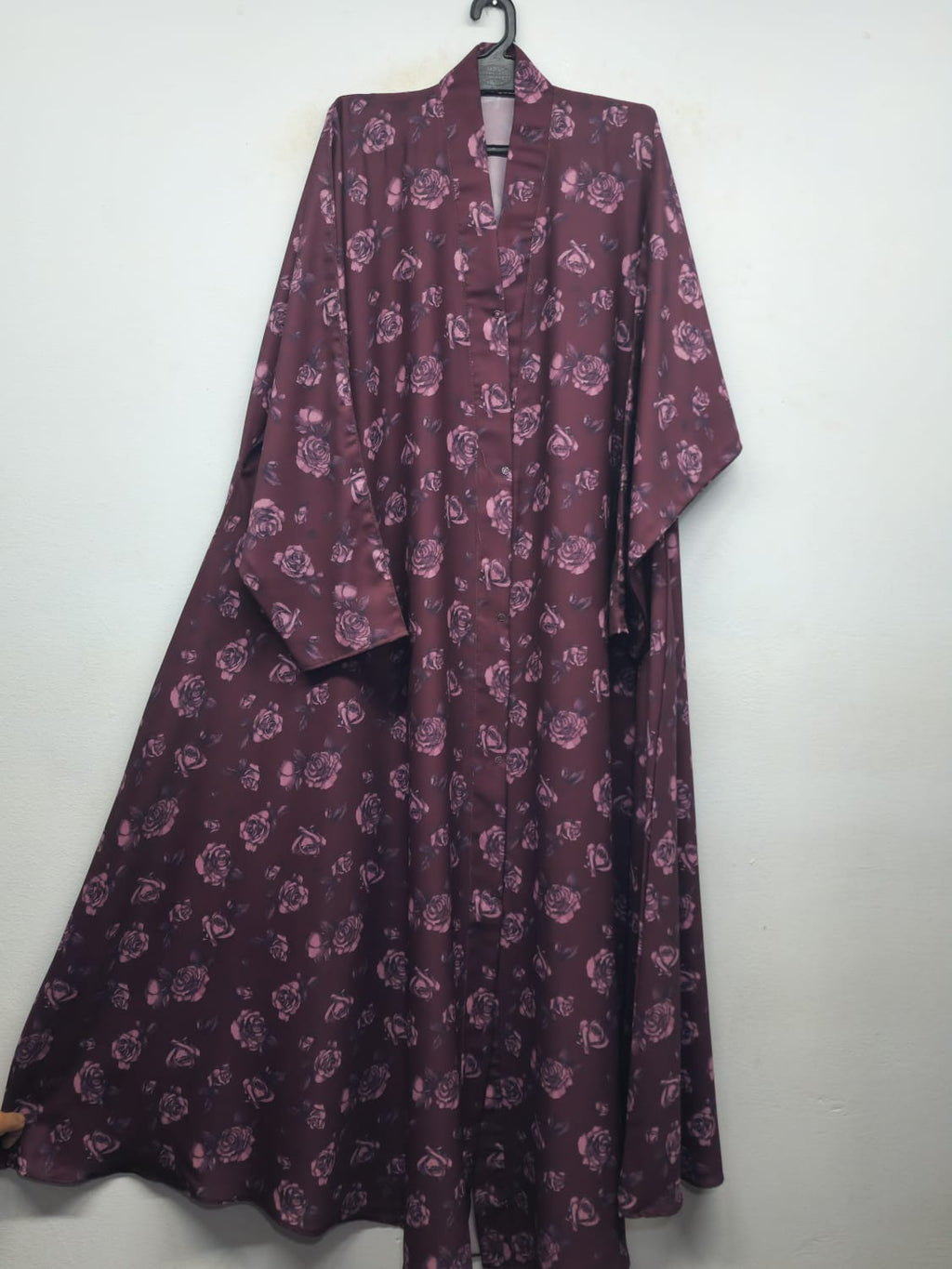 Front Open Jumbo Abaya FLow D