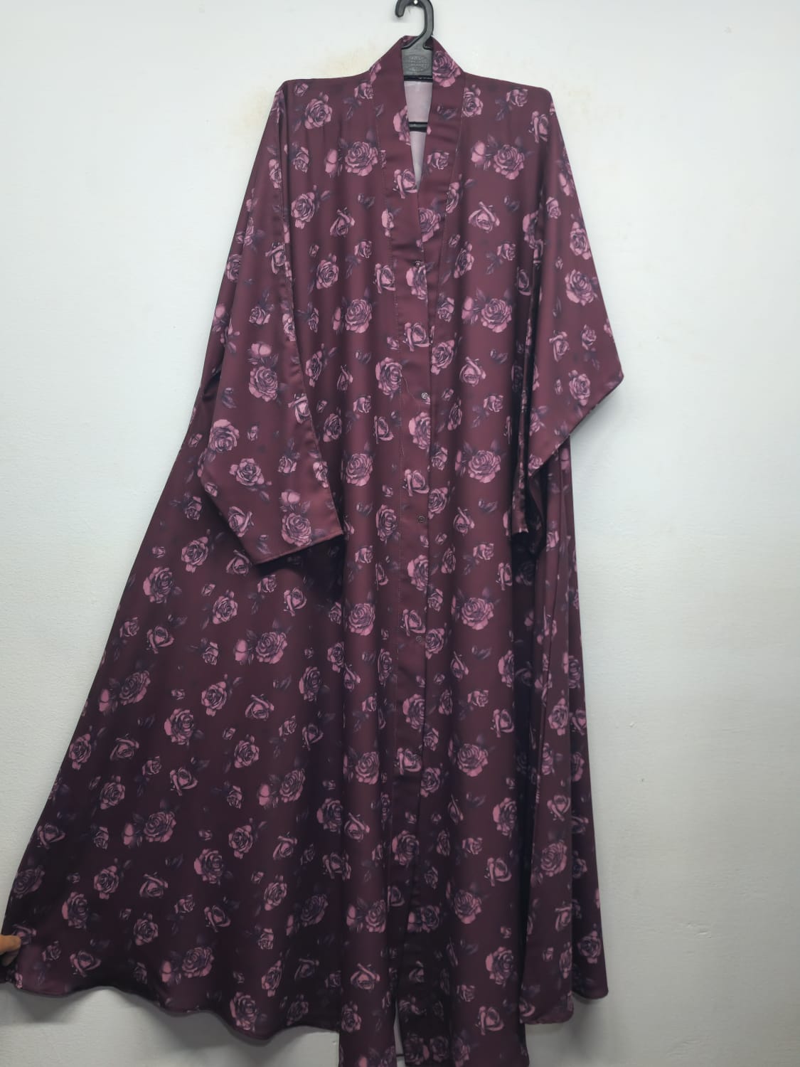 Front Open Jumbo Abaya FLow D