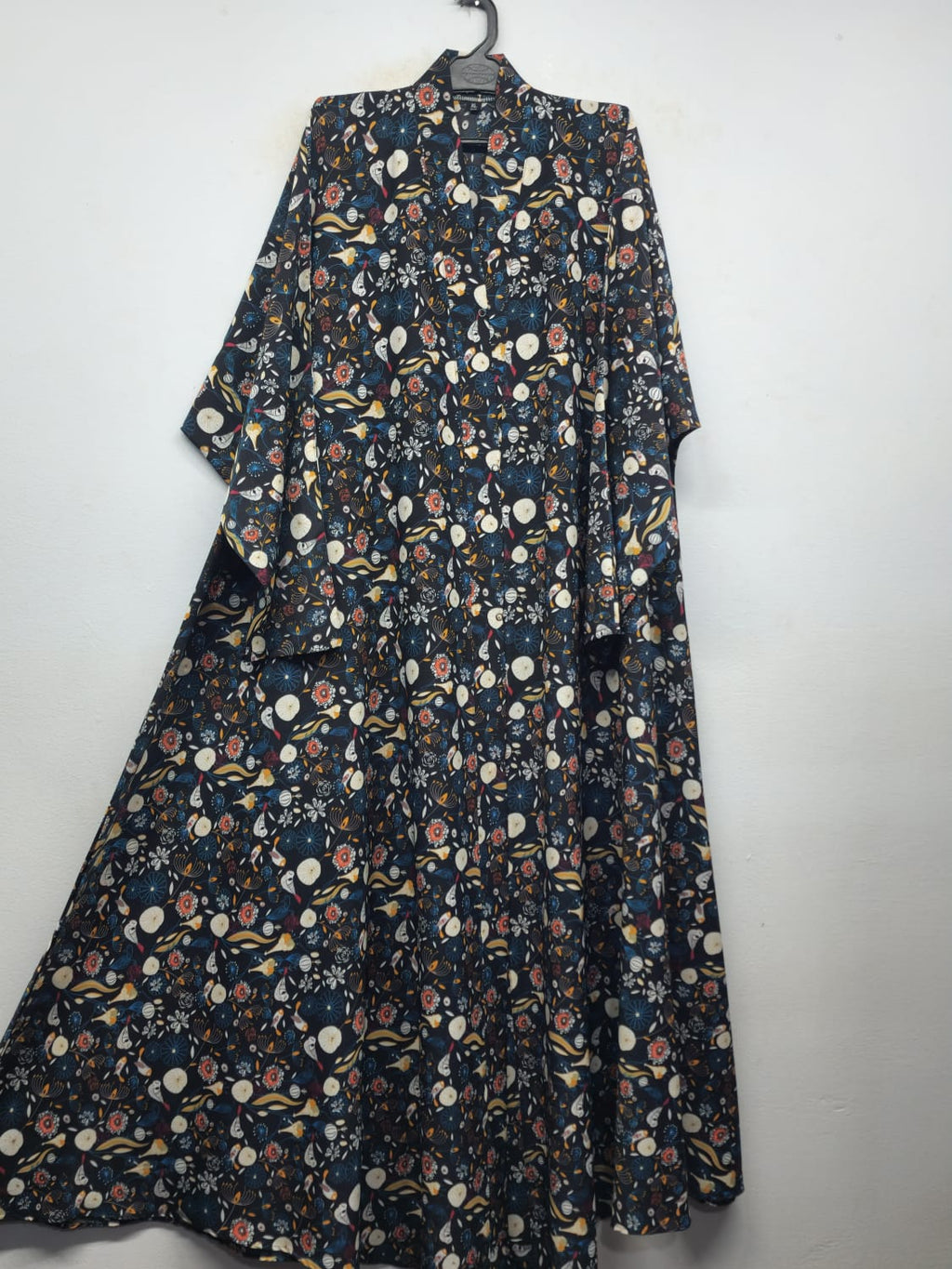 Front Open Jumbo Abaya FLow D