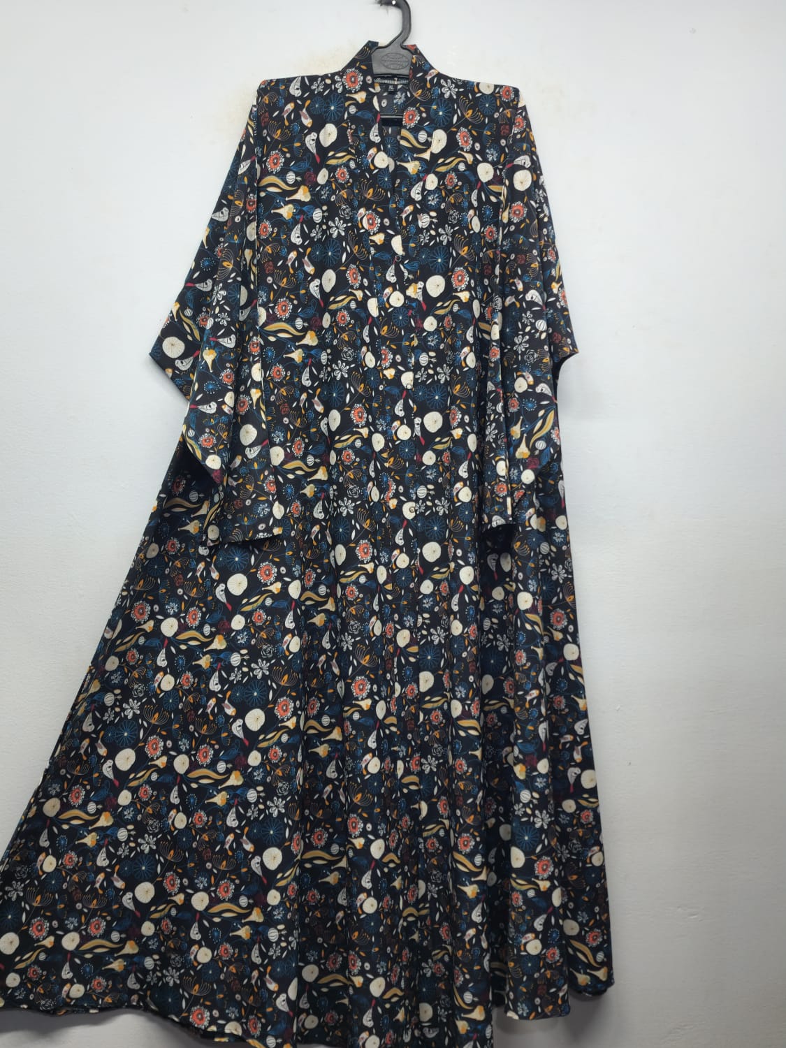Front Open Jumbo Abaya FLow D