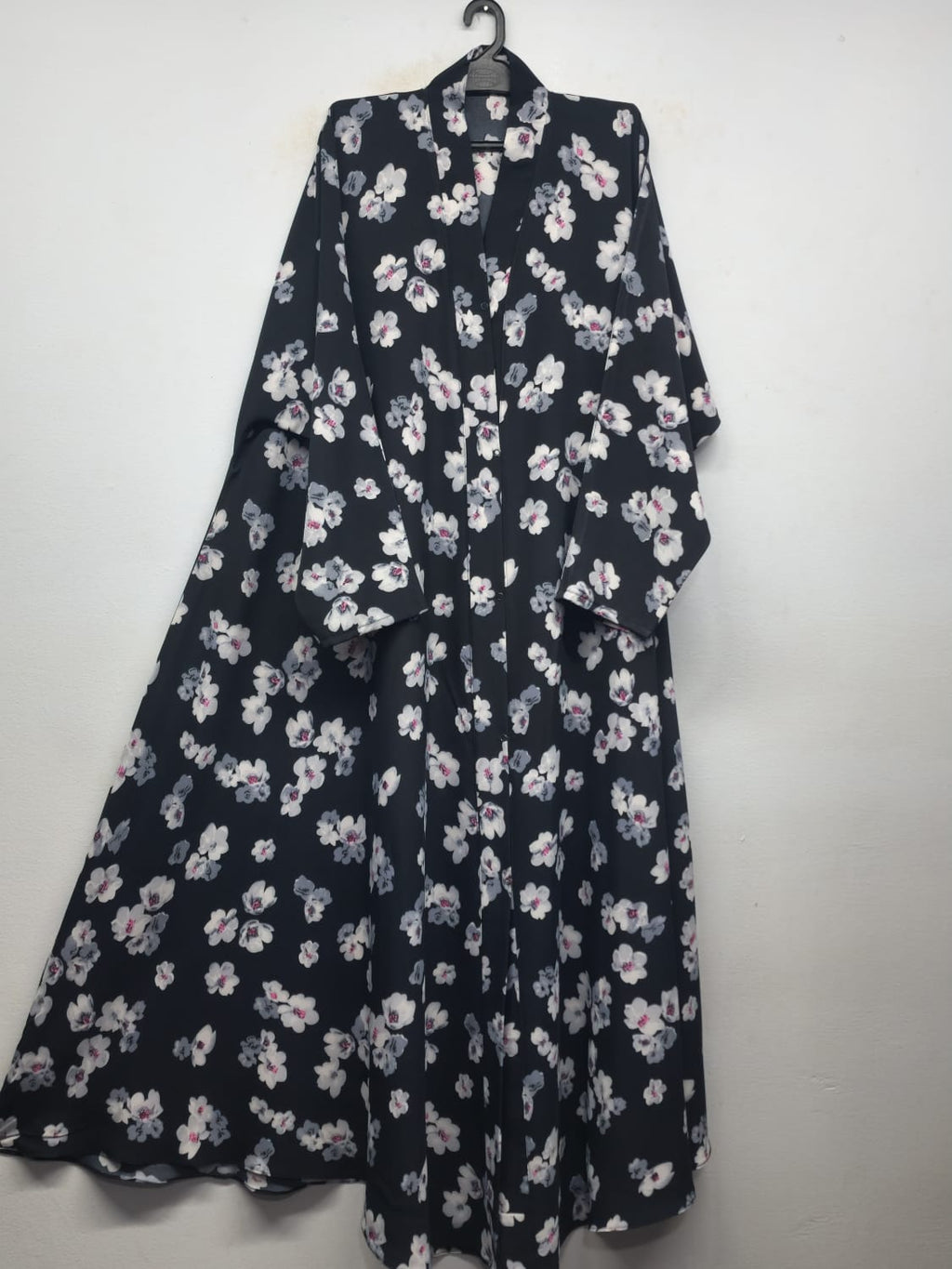 Front Open Jumbo Abaya FLow D