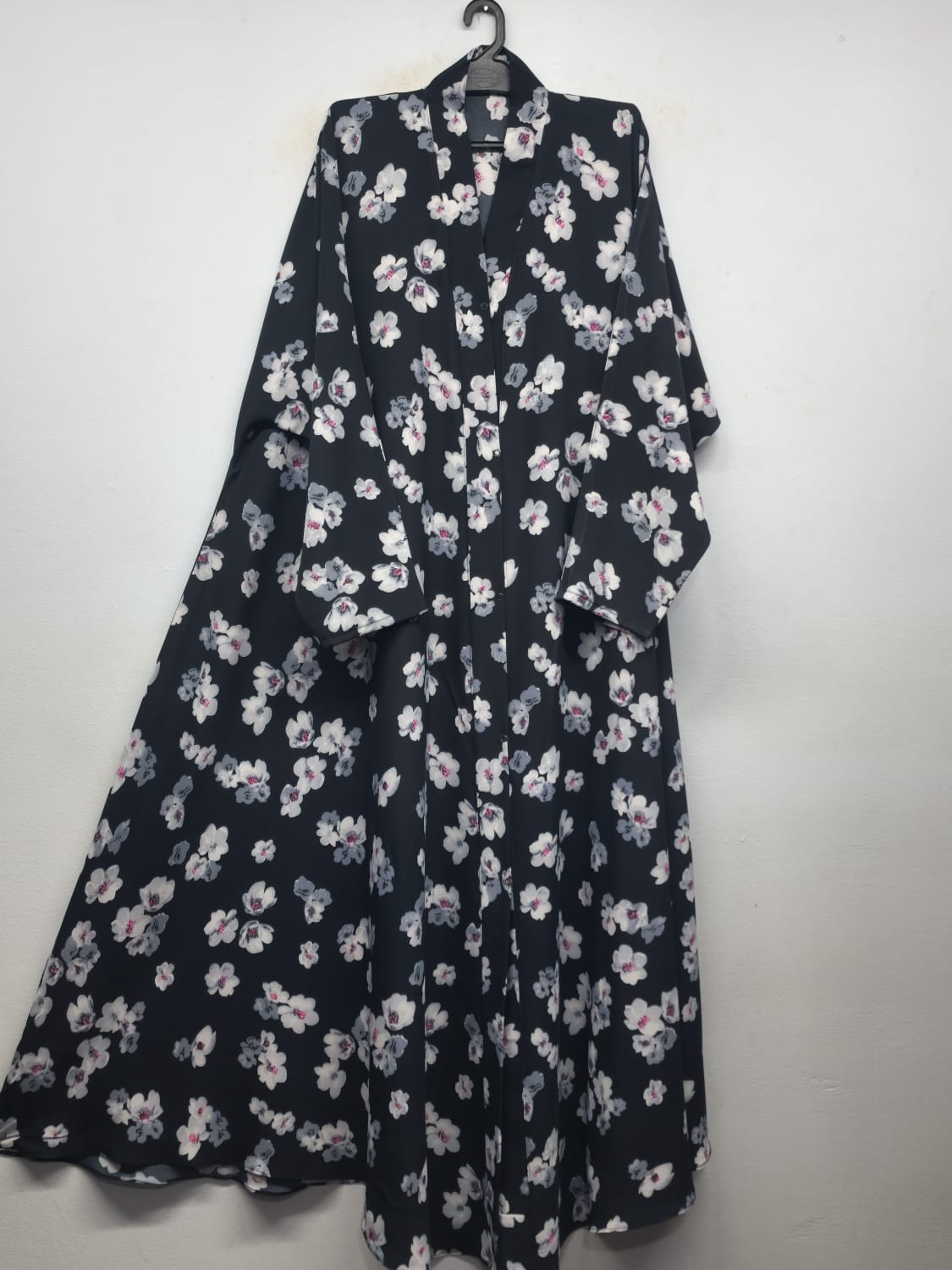 Front Open Jumbo Abaya FLow D
