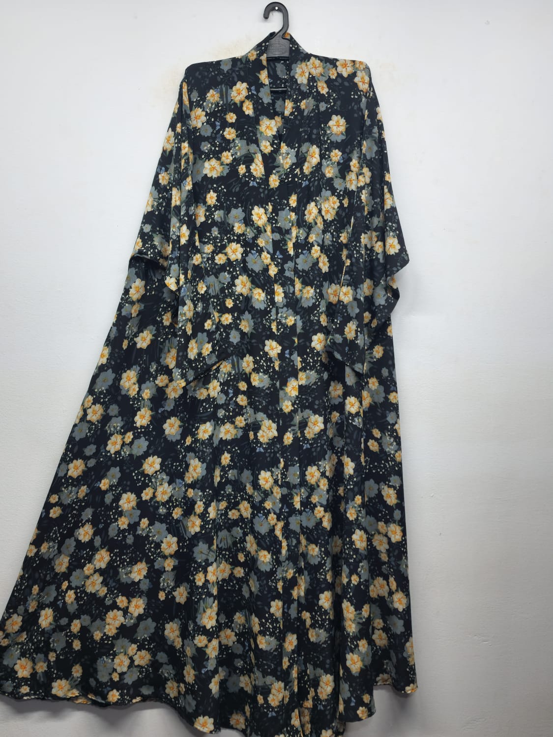 Front Open Jumbo Abaya FLow D