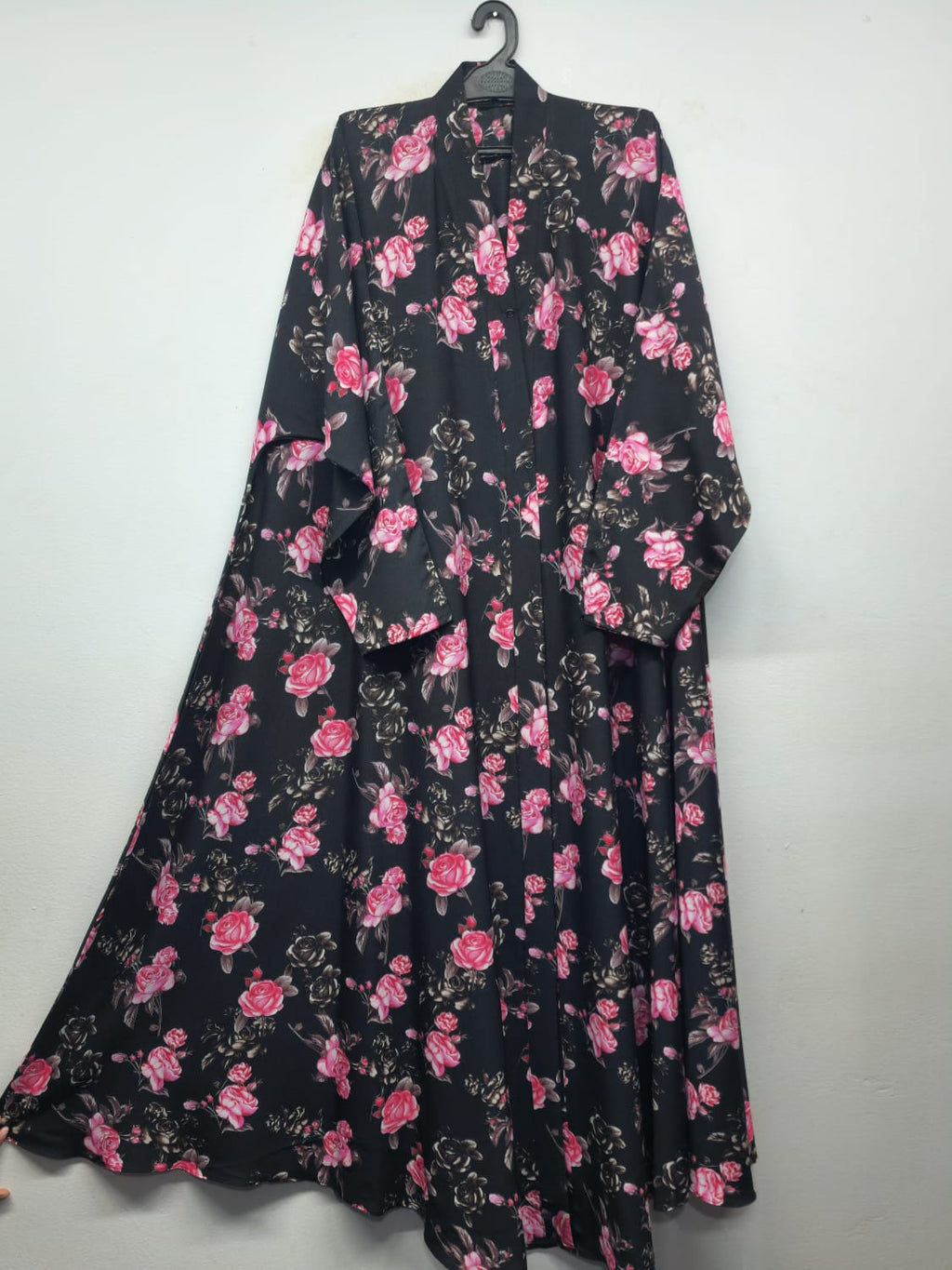 Front Open Jumbo Abaya FLow D