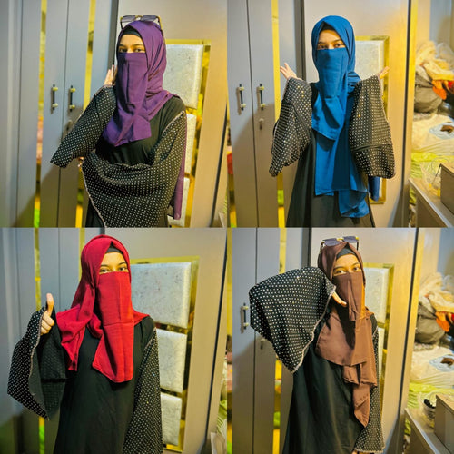 4 Pcs Set Hijab Naqab Deal