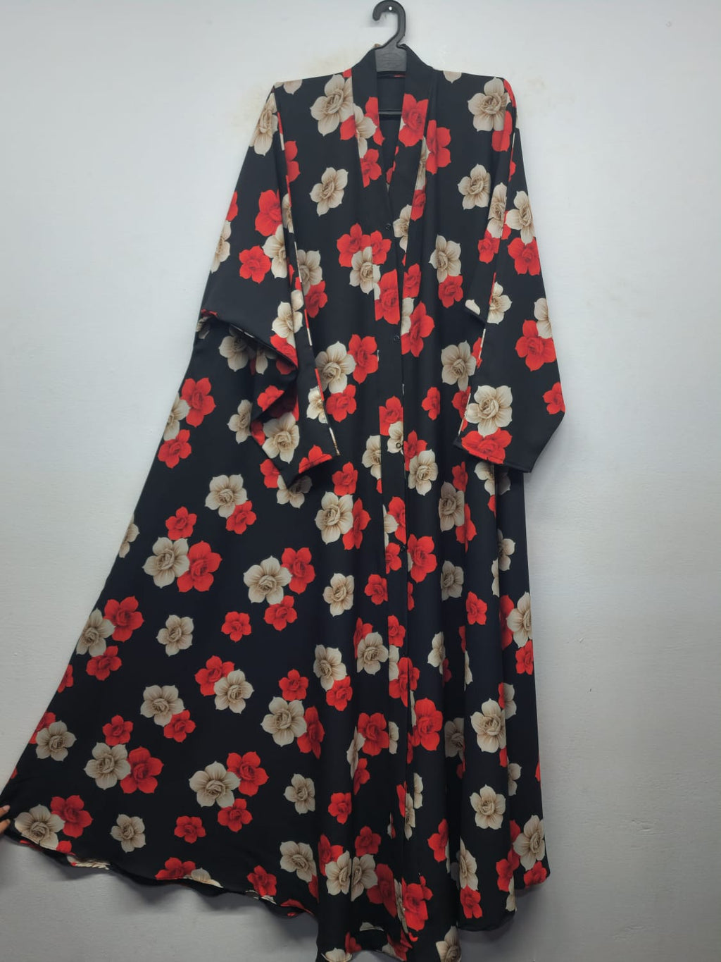 Front Open Jumbo Abaya Classic D