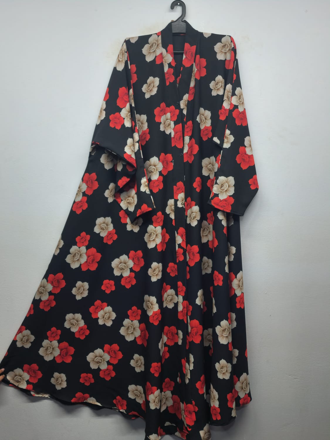Front Open Jumbo Abaya Classic D